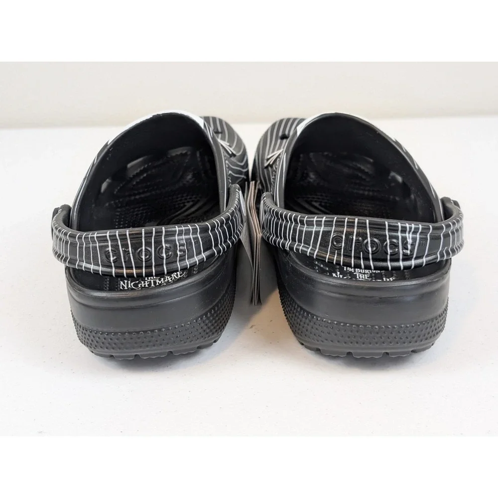 Crocs Nightmare Before Christmas Jack Skellington Clogs Men's 9 Women's 11 New